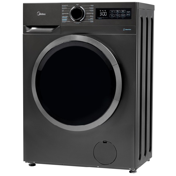 სარეცხი მანქანა Midea MF01814BS47/T, 8Kg, 1400Rpm, A, 72DB, Washing Machine, Titanium