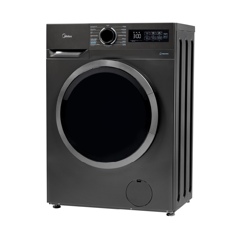 სარეცხი მანქანა Midea MF01814BS47/T, 8Kg, 1400Rpm, A, 72DB, Washing Machine, Titanium