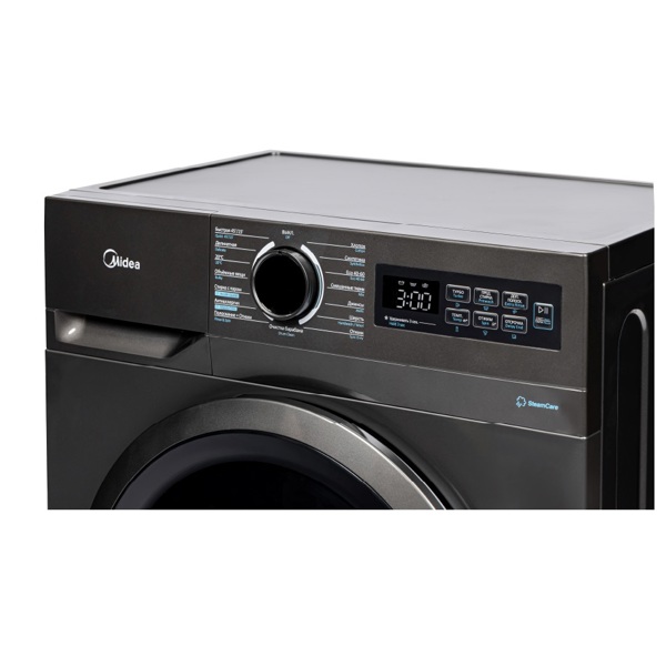 სარეცხი მანქანა Midea MF01814BS47/T, 8Kg, 1400Rpm, A, 72DB, Washing Machine, Titanium