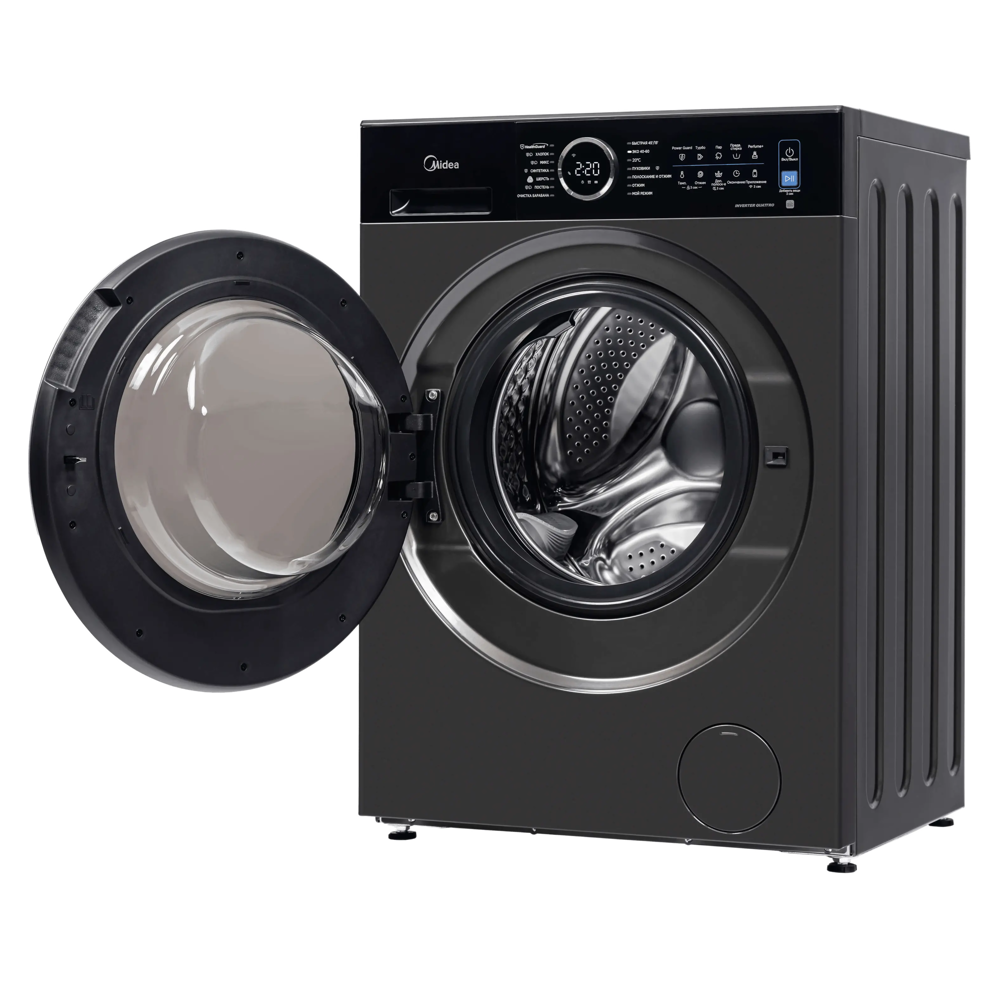 სარეცხი+საშრობი მანქანა Midea MF205D80WB/T, 8/6Kg, 1400Rpm, A, 76DB, Washing+Dryer Machine, Titanium