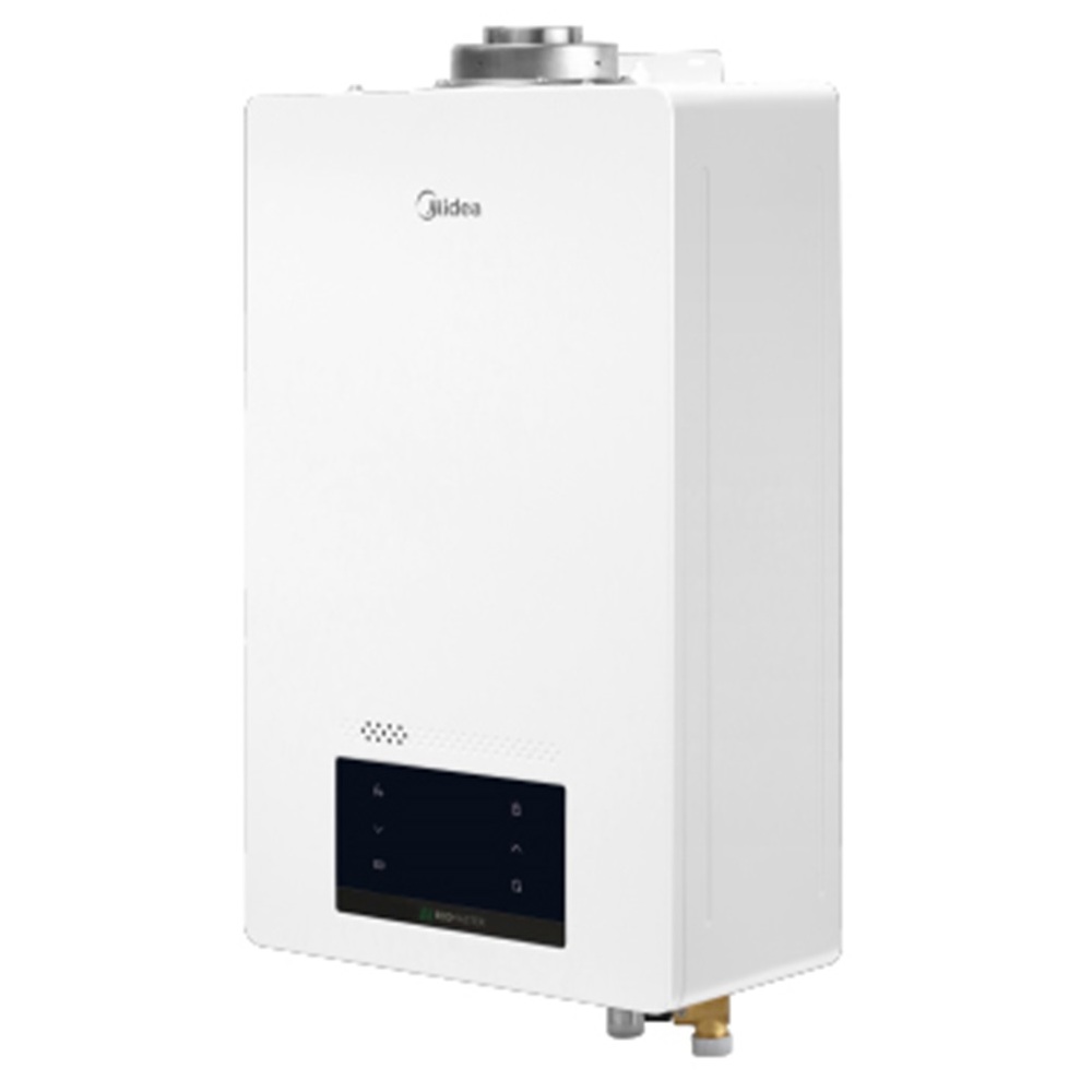 გაზის წყლის გამაცხელებელი Midea MGWH14-28EGPCIS(W), 28KW, 14L, Gas Water Heater, White