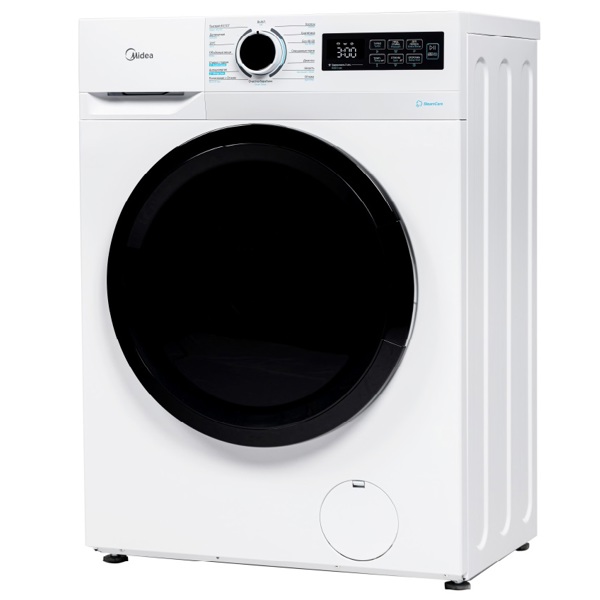 სარეცხი მანქანა Midea MF110W70B/W, 7Kg, 1200Rpm, A+, 79DB, Washing Machine, White