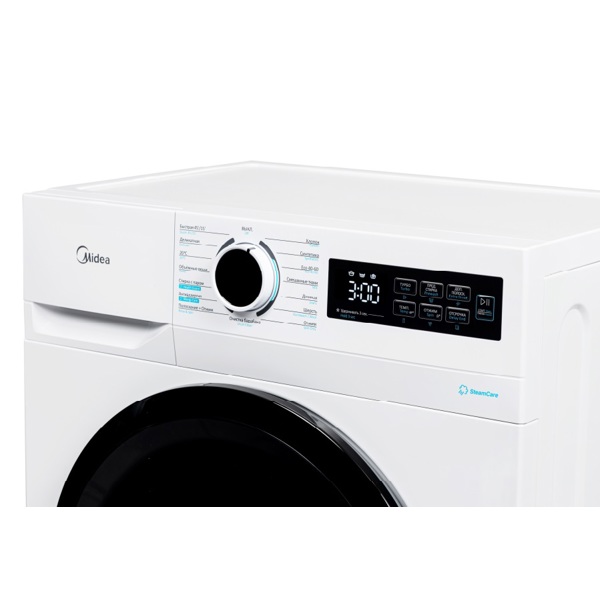 სარეცხი მანქანა Midea MF110W70B/W, 7Kg, 1200Rpm, A+, 79DB, Washing Machine, White