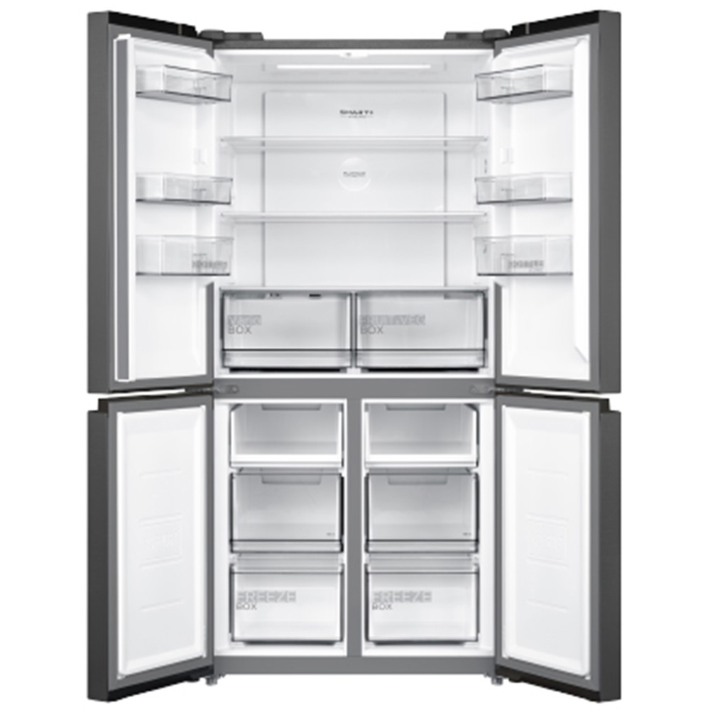 მაცივარი Midea MDRF632FIE45, 474L, E, 35Db, No Frost, Refrigerator, Dark Inox