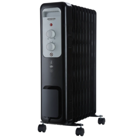 ზეთის რადიატორი Arshia OH762-3144, 2000W, Oil Radiator, Black