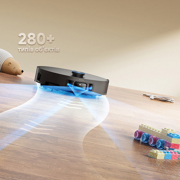Robot Vacuum Cleaner Dreame RLL37CE0 L60 Ultra, 35000Pa, Lidar, Black