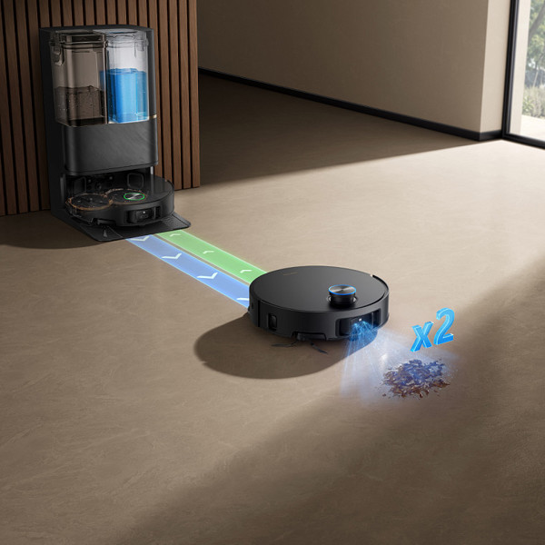 Robot Vacuum Cleaner Dreame RLL37CE0 L60 Ultra, 35000Pa, Lidar, Black