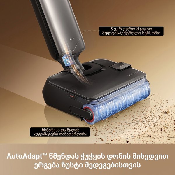 Vacuum Cleaner Dreame HHR58E T14 Pro, 400W, 0.5L, Black/Silver
