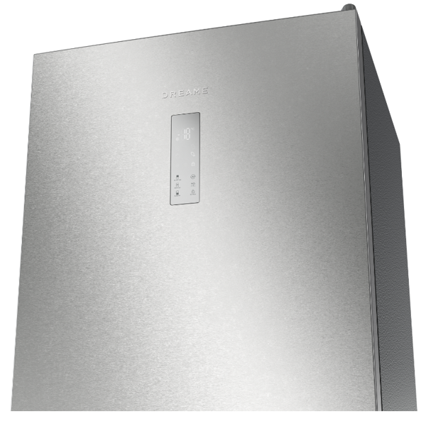 მაცივარი Dreame DRB450WMBDEU MegaPro D class, 456L, D, 39Db, No Frost, Refrigerator, Inox