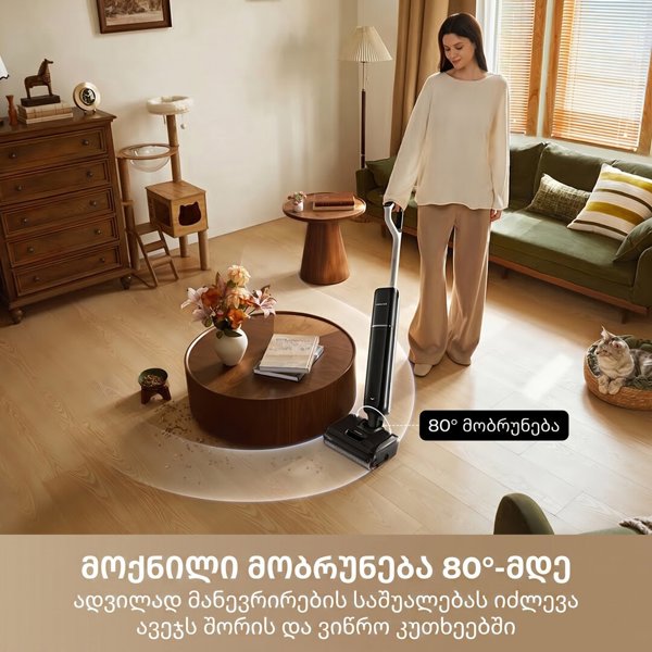 მტვერსასრუტი Dreame HHR32A G12 Pro, 315W, 0.5L, Vacuum Cleaner, Black