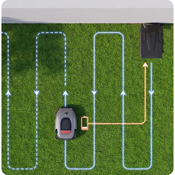 გაზონის საკრეჭი რობოტი Dreame MLLA7210 Roboticmower A1 Pro, WiFi, Bluetooth, Wire Free Robotic Lawn Mower, Grey