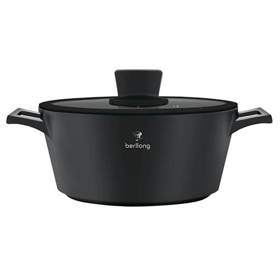ქვაბი Berllong BOS-P28, 5.2L, 28cm, Black