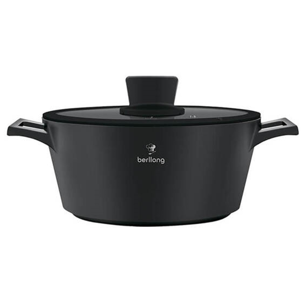 Pot Berllong BOS-P28, 5.2L, 28cm, Black