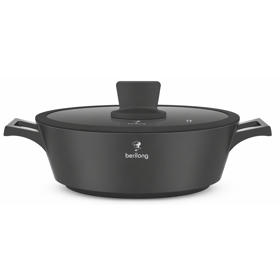 ქვაბი Berllong BOS-SH28, 3.6L, 28cm, Black