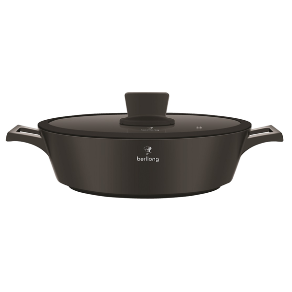 Pot Berllong BOS-SH36, 7.9L, 36cm, Black