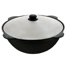 კაზანი Davr Metall 18650217, 3.5L, 27cm, Black