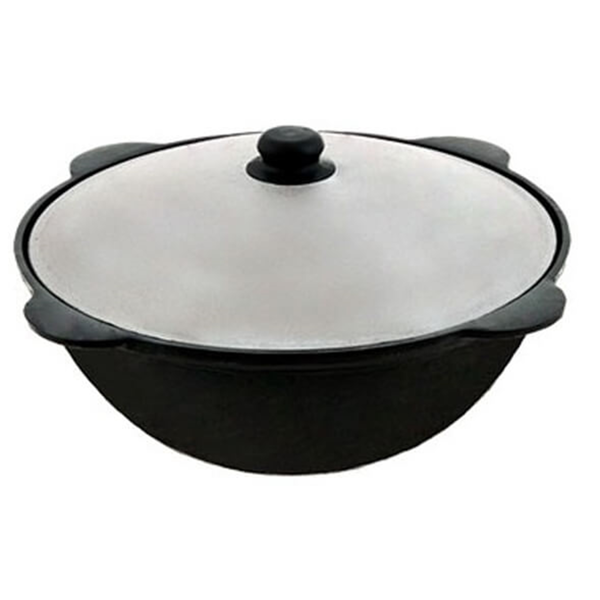 კაზანი Davr Metall 18650217, 3.5L, 27cm, Black