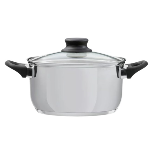 Pot Domotti LIMA, 6.1L, 24cm, Silver