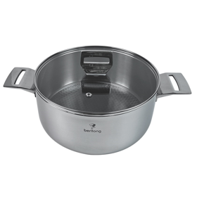 ქვაბი Berllong BSSF-0189, 10L, 30cm, Silver