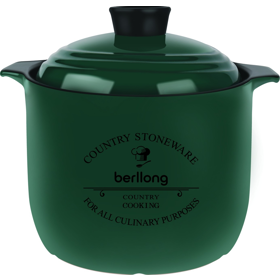 ქვაბი BERLLONG BCP-4875, 4.8L, 22cm, Green
