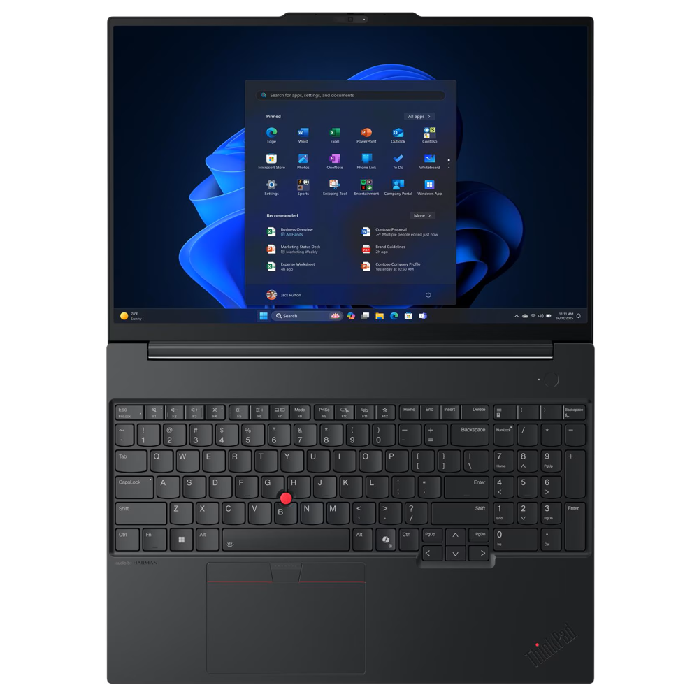 Notebook Lenovo 21Y4004NGX Thinkpad E16, 16", Ryzen AI 7 345, 16GB, 512GB SSD, Integrated, Black