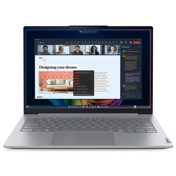 Notebook Lenovo 21UX006XGX ThinkBook 14 Gen 9 , 14'', Ultra 7-355, 32GB, 512GB SSD, Integrated, Arctic Grey