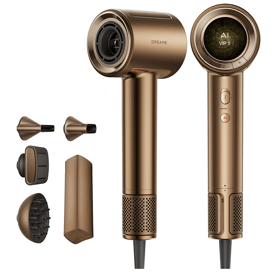 თმის საშრობი Dreame AHX01A Pilot Smart AI, 1600W, Hair Dryer, Gold