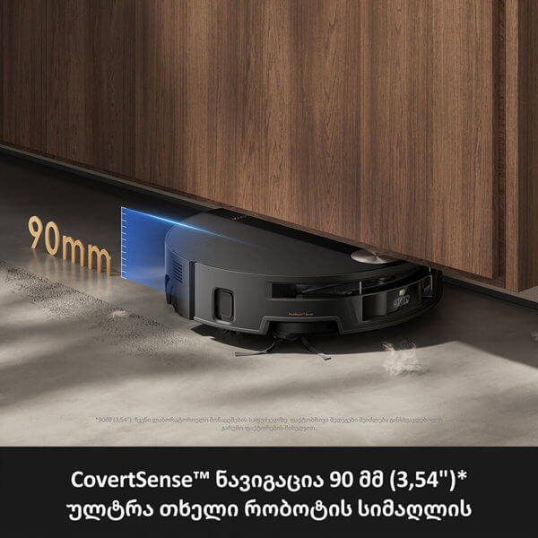 Robot Vacuum Cleaner Mova RLZ52EE S70 Ultra Roller, 32000Pa, CovertSense, Black