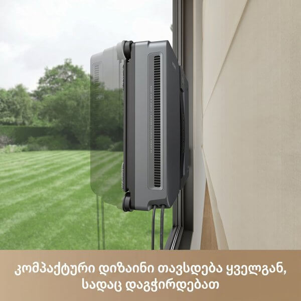 მინის საწმენდი რობოტი Mova GNDJ2580 N1, 8000 Pa, Window Cleaning Robot, Black