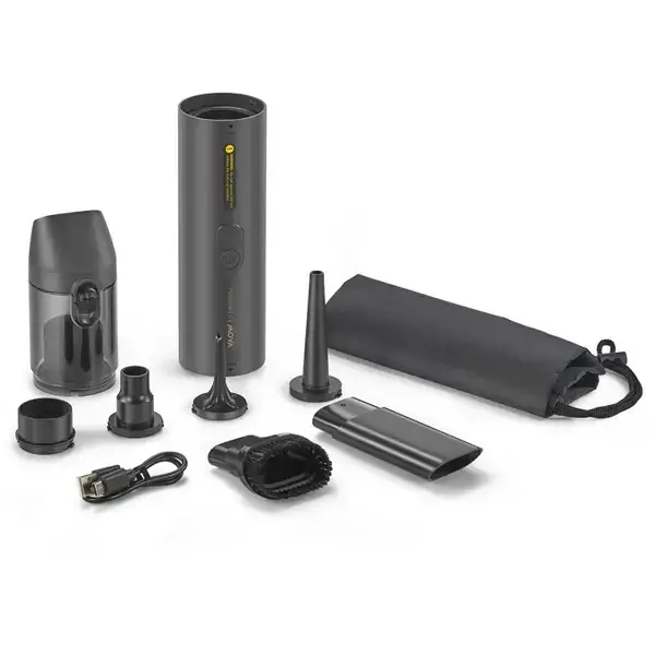 4-in-1 Portable Vortex Vacuum And Blower Mova MDV001, 80W, 0.16L, Dark Grey
