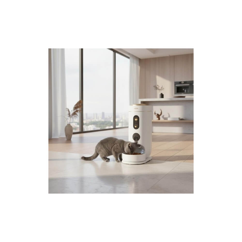 Pet Feeder Mova PF20A NutriPal 10 Ultra SmartCam Health, 4L, White