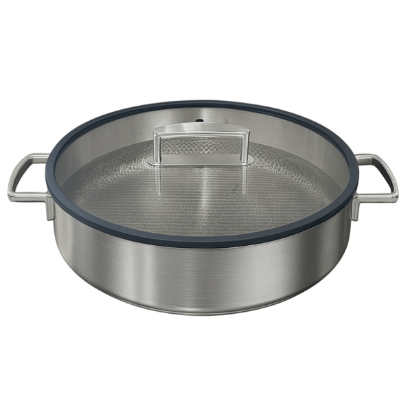 Pot BERLLONG BTSH-30, 30cm, Silver