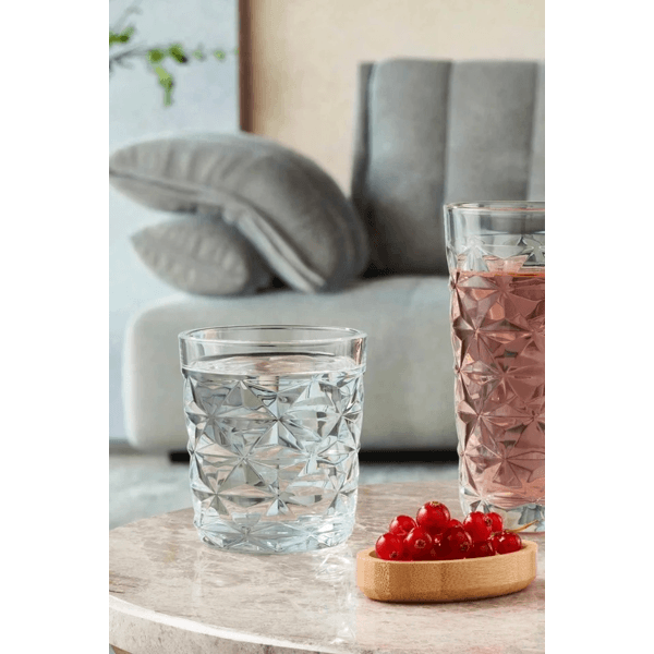 ჭიქების ნაკრები Pasabahce Estrella 9520542-6, 4Pcs, 0.3L, Glass Set, Transparent