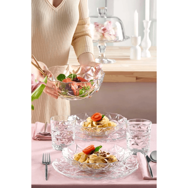 ჭიქების ნაკრები Pasabahce Estrella 9520542-6, 4Pcs, 0.3L, Glass Set, Transparent