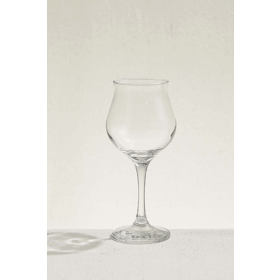 ჭიქების ნაკრები Pasabahce Wavy, 6Pcs, 0.3L, Wine Glass Set, Transparent