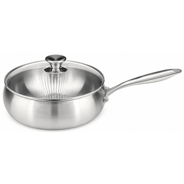 ტაფა OEM 2025101821GUYW185, 24cm, Pan, Silver
