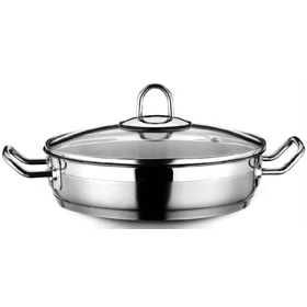 ტაფა Hascevher Arbel 28x08, 28cm, Pan, Silver