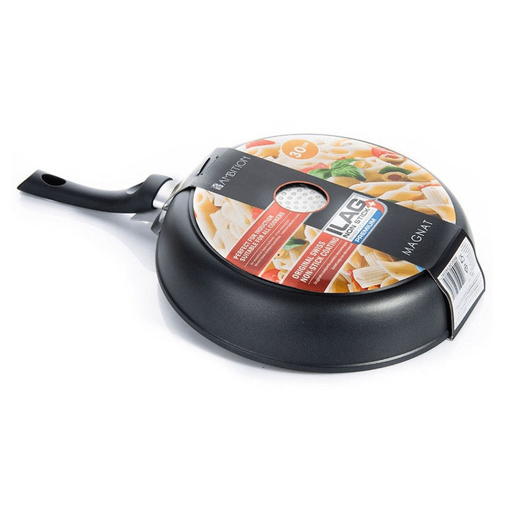 ტაფა Ambition MAGNAT, 30cm, Pan, Black