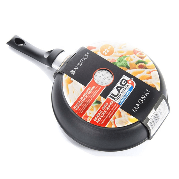 ტაფა Ambition MAGNAT, 22cm, Pan, Black