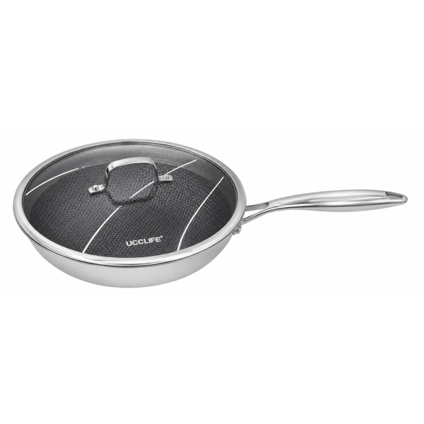 ტაფა OEM UHD-342, 32cm, Pan, Silver