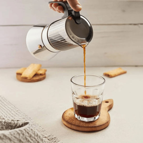 Coffee Maker Ambition Curly 32747, 0.24L, Silver