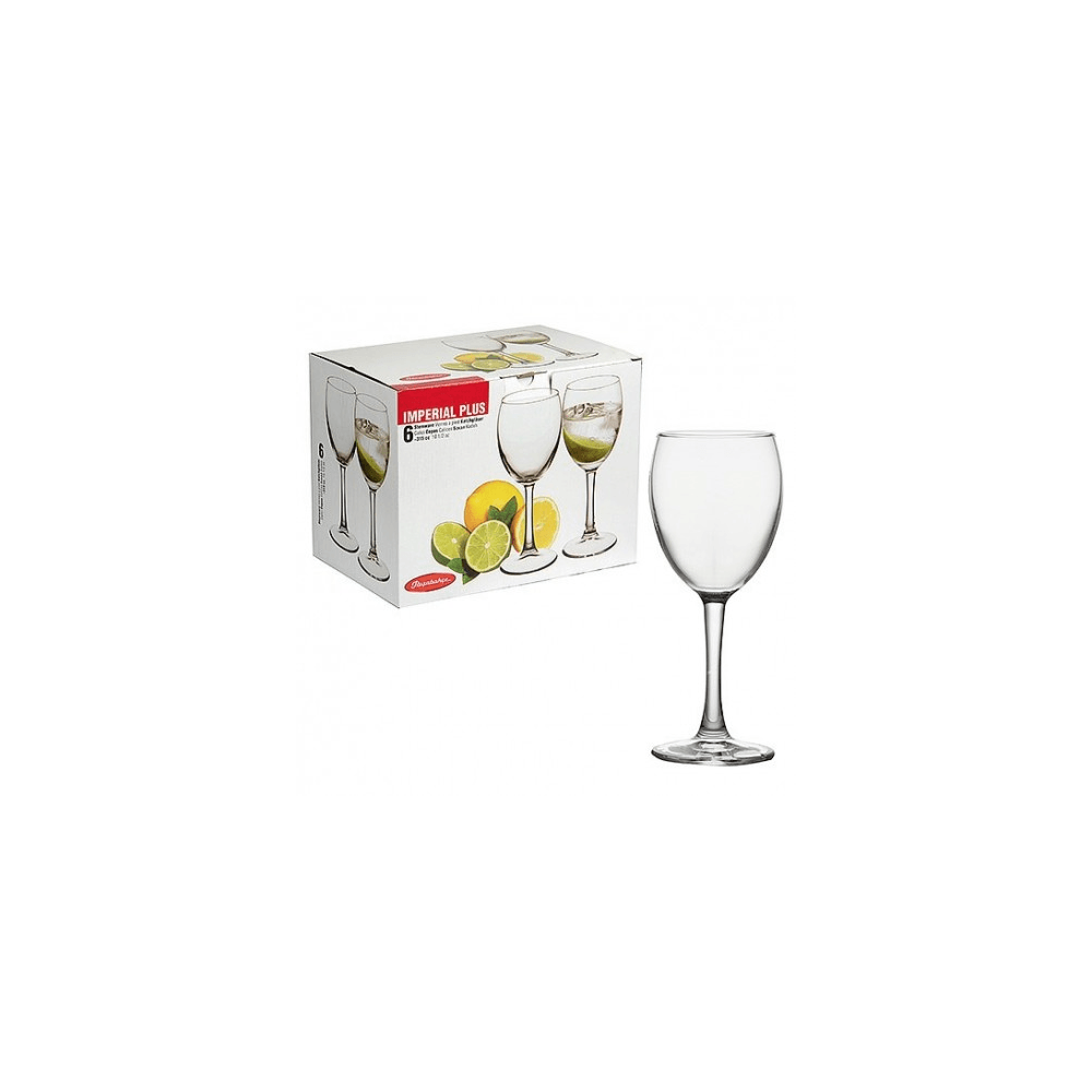 ჭიქების ნაკრები Pasabahce IMPERIAL PLUS 944809, 6Pcs, 0.31L, Glass Set, Transparent
