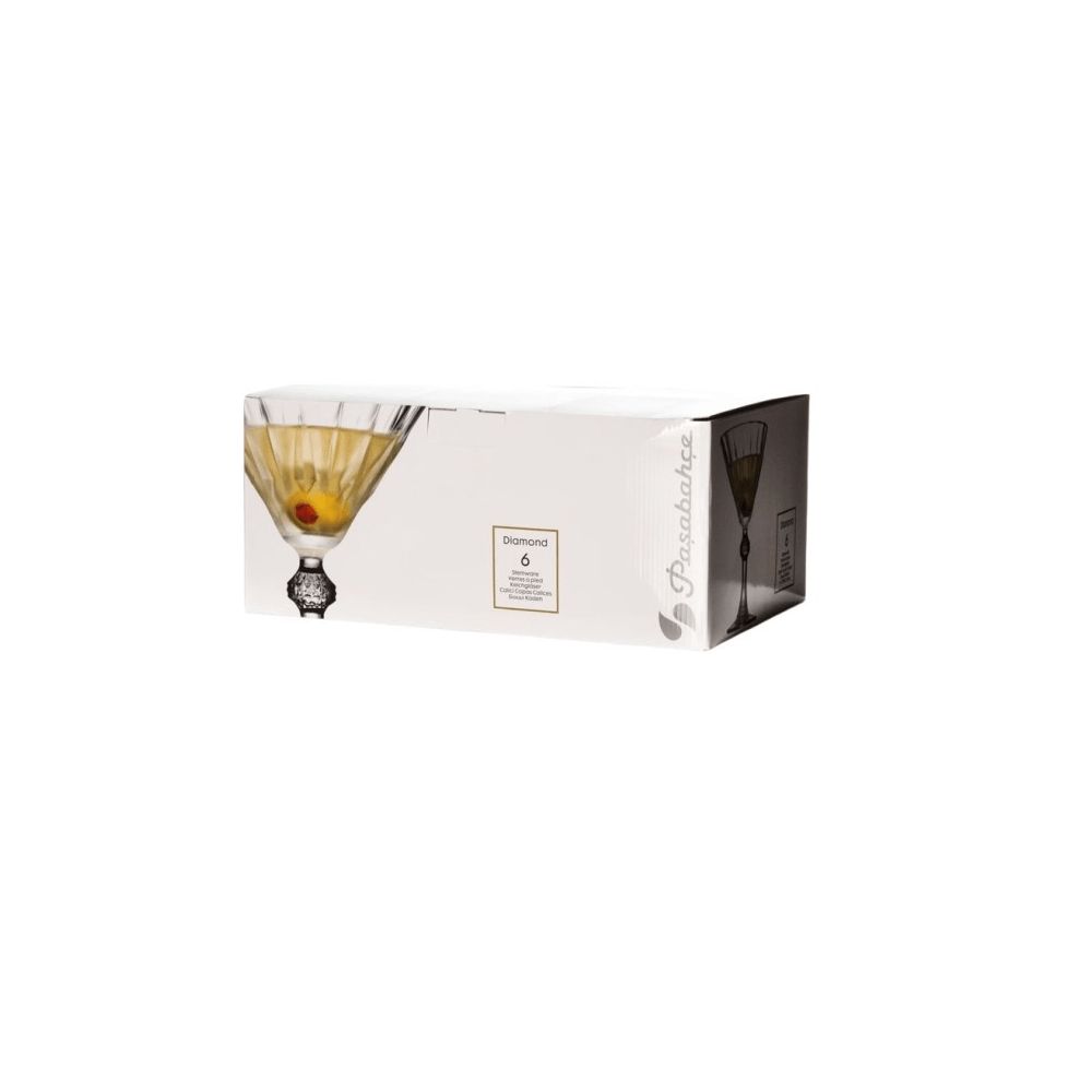 Glass Set Pasabahce DIAMOND 9440099-4, 6Pcs, 0.238L, Transparent
