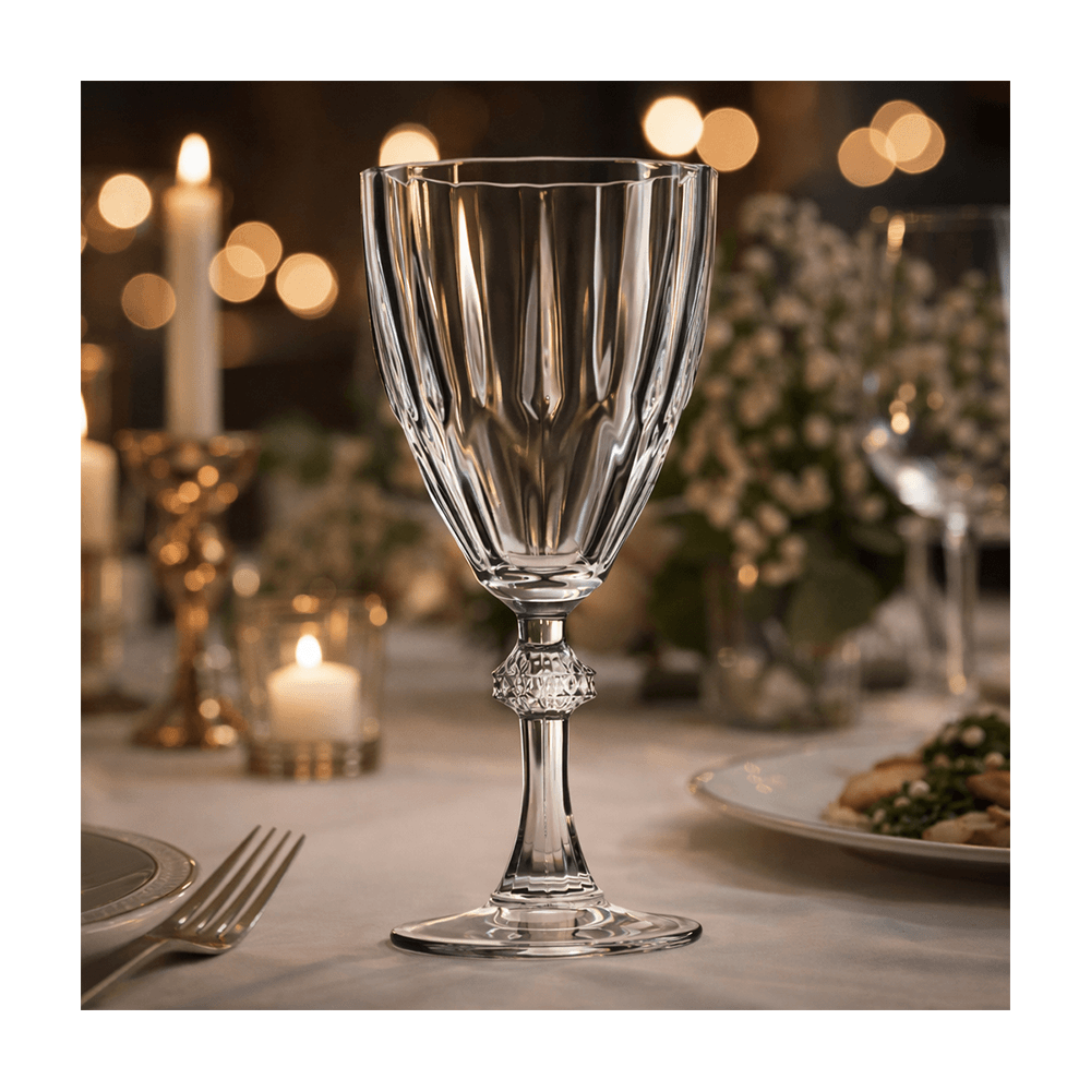ჭიქების ნაკრები Pasabahce Diamond 944757, 6Pcs, 0.19L, Glass Set, Transparent