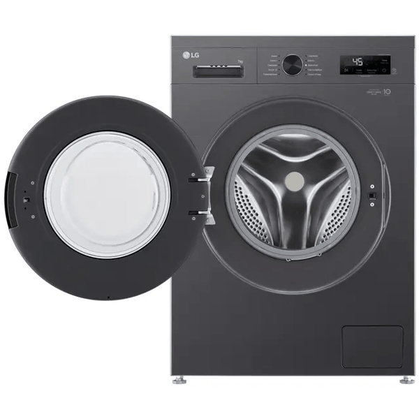 Washing Machine LG F2Y2HYP6J.AMBQME3, 7Kg, 1200Rpm, 75dB, Black