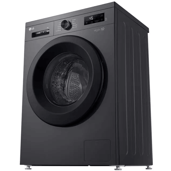 Washing Machine LG F2Y2HYP6J.AMBQME3, 7Kg, 1200Rpm, 75dB, Black