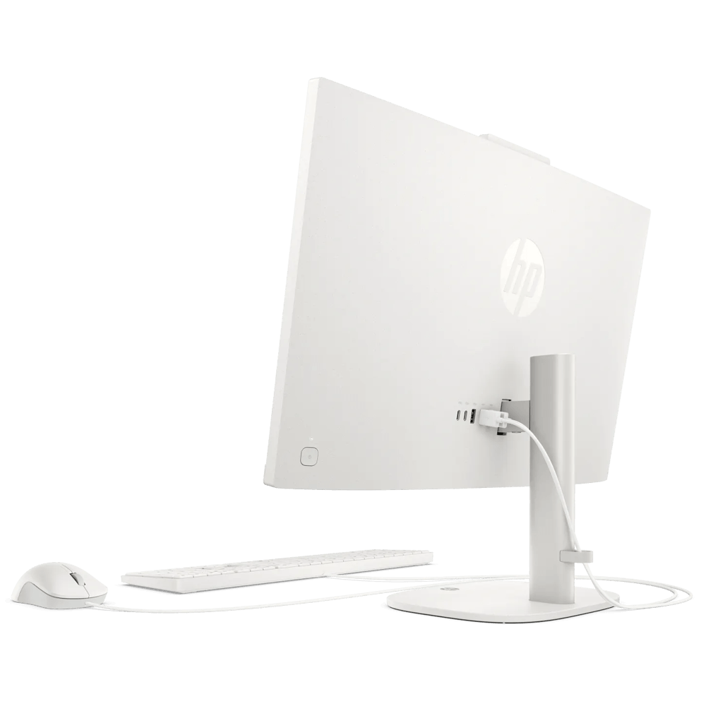 All In One PC HP DU9Q3EA Omni Studio, 23.8", Core 5-120U, 12GB, 512GB SSD, Integrated, Cotton White