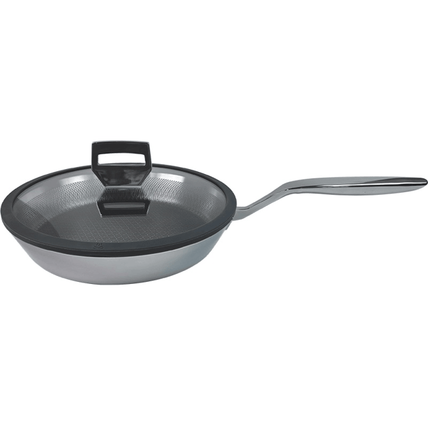 ტაფა Berllong BSSF-0188, 28cm, Pan, Silver