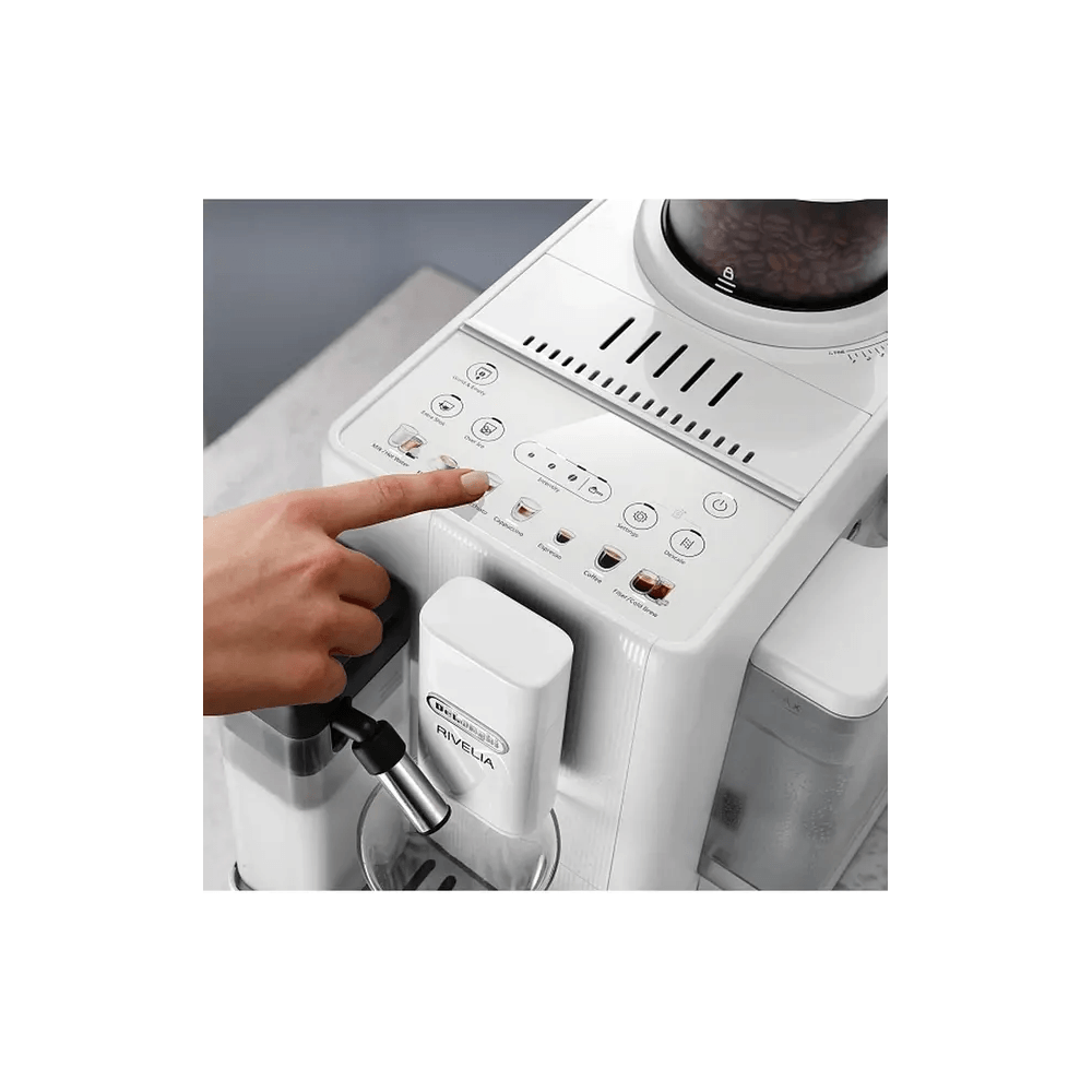 Coffee Machine DeLonghi EXAM420.55.WXL Rivelia Start, 1450W, 1.4L, Arctic White