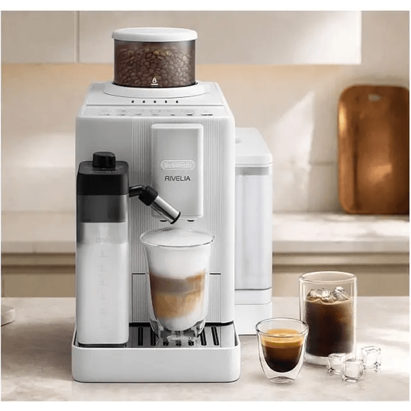 Coffee Machine DeLonghi EXAM420.55.WXL Rivelia Start, 1450W, 1.4L, Arctic White